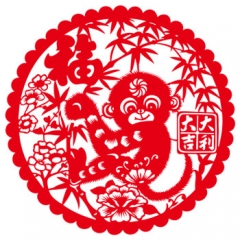 2016新春福字 圣诞雪花墙贴纸 新年玻璃窗户贴花猴年窗花剪纸新品