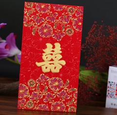 高档绒布红包创意新年利是封 结婚婚庆用品无纺布千元红包