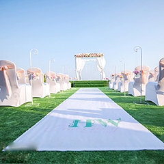 婚礼策划 婚庆服务 婚宴场地布置 西式草坪婚礼 金禧婚庆