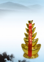 金元宝塔摆件